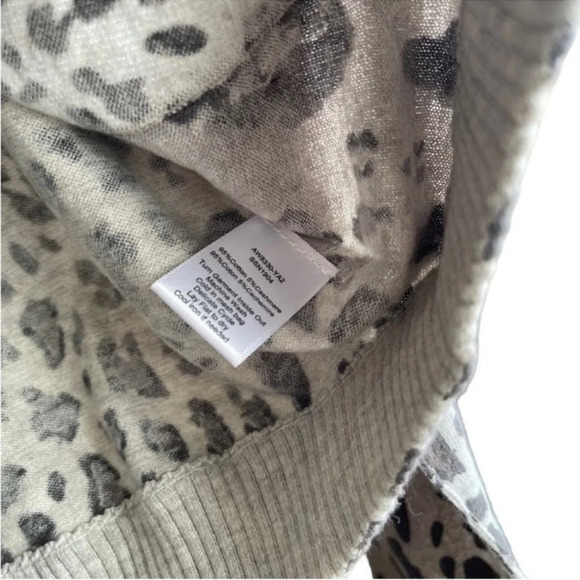 ATM ANTHONY THOMAS MELILLO Women's Animal-print Cashmere Blend Size M - Picture 14 of 15